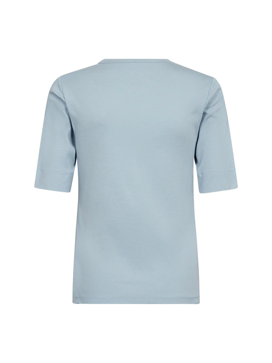 Co´Couture Grannycc Ss Tee Pale Blue