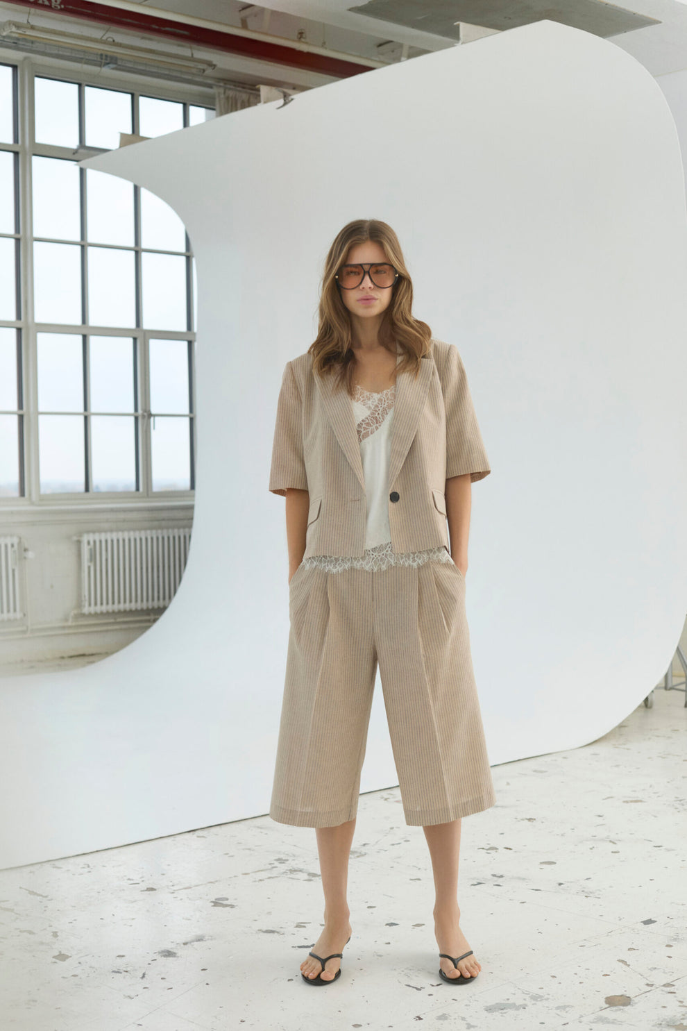 Co´Couture Nadinecc Ss Blazer Bisquit