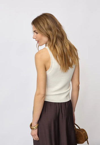 Co´Couture Luecc Knit Top Off White