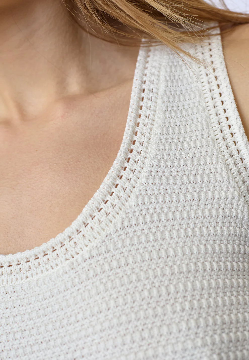 Co´Couture Luecc Knit Top Off White