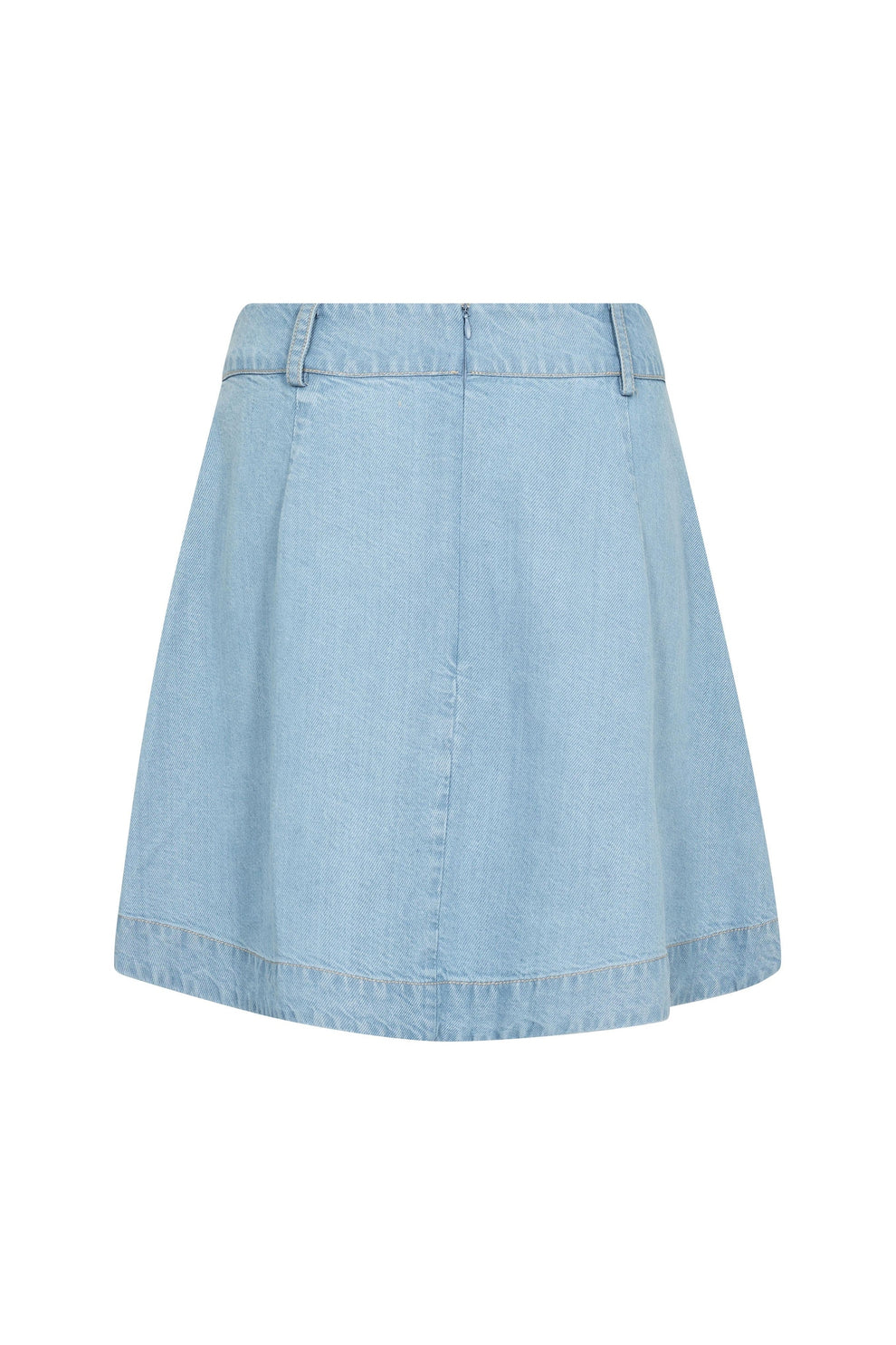 Co'Couture W TillyCC Pocket Ple Mini Skirt Fade Denim