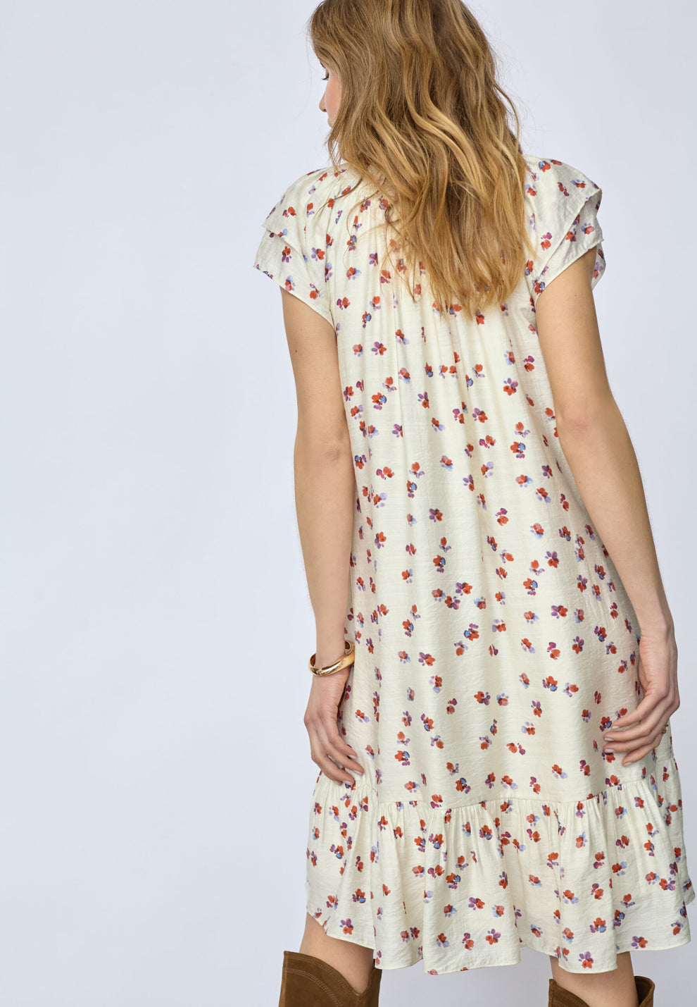 Co´Couture Mariscc Sunrise Crop Dress Off White