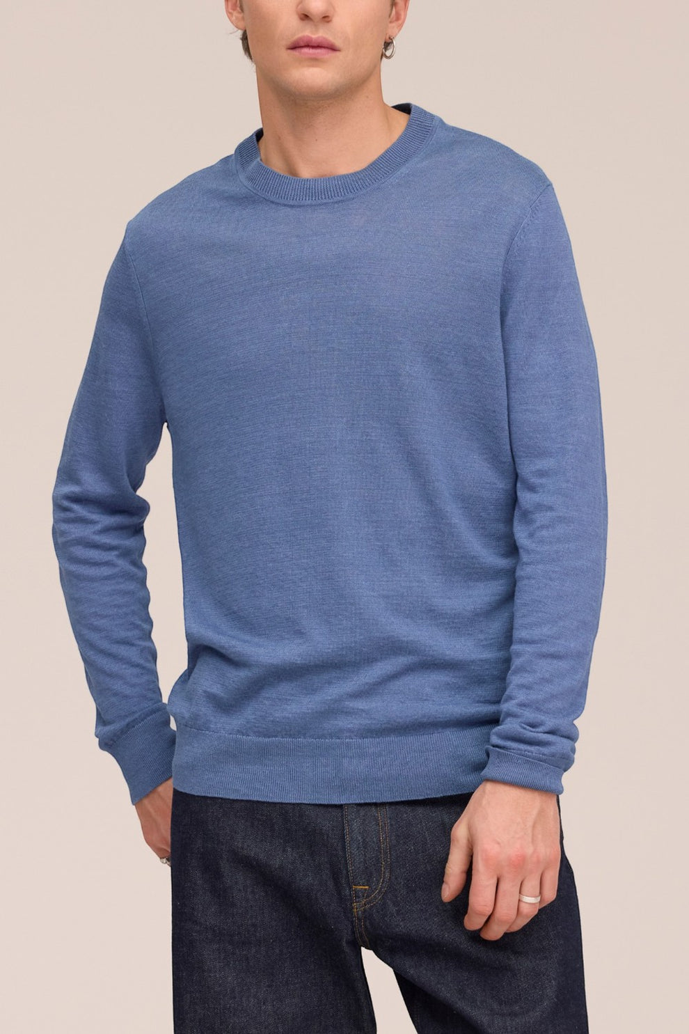 NN07 Ted 60058 Pullover Stone Blue