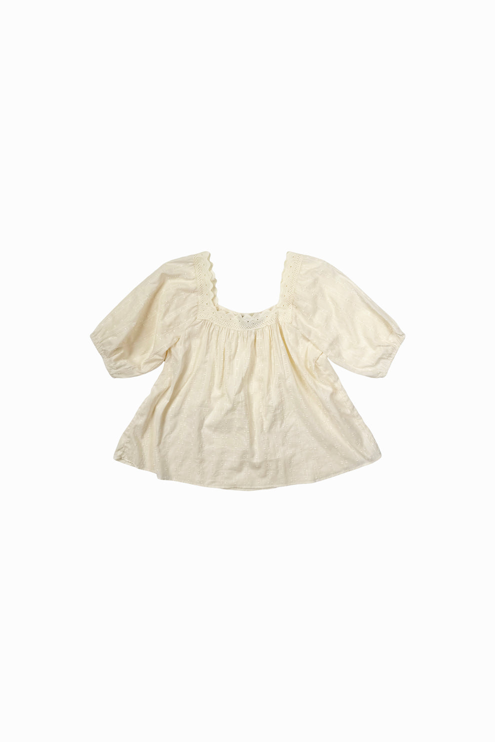 Lollys Laundry W Sashall Bluse Creme