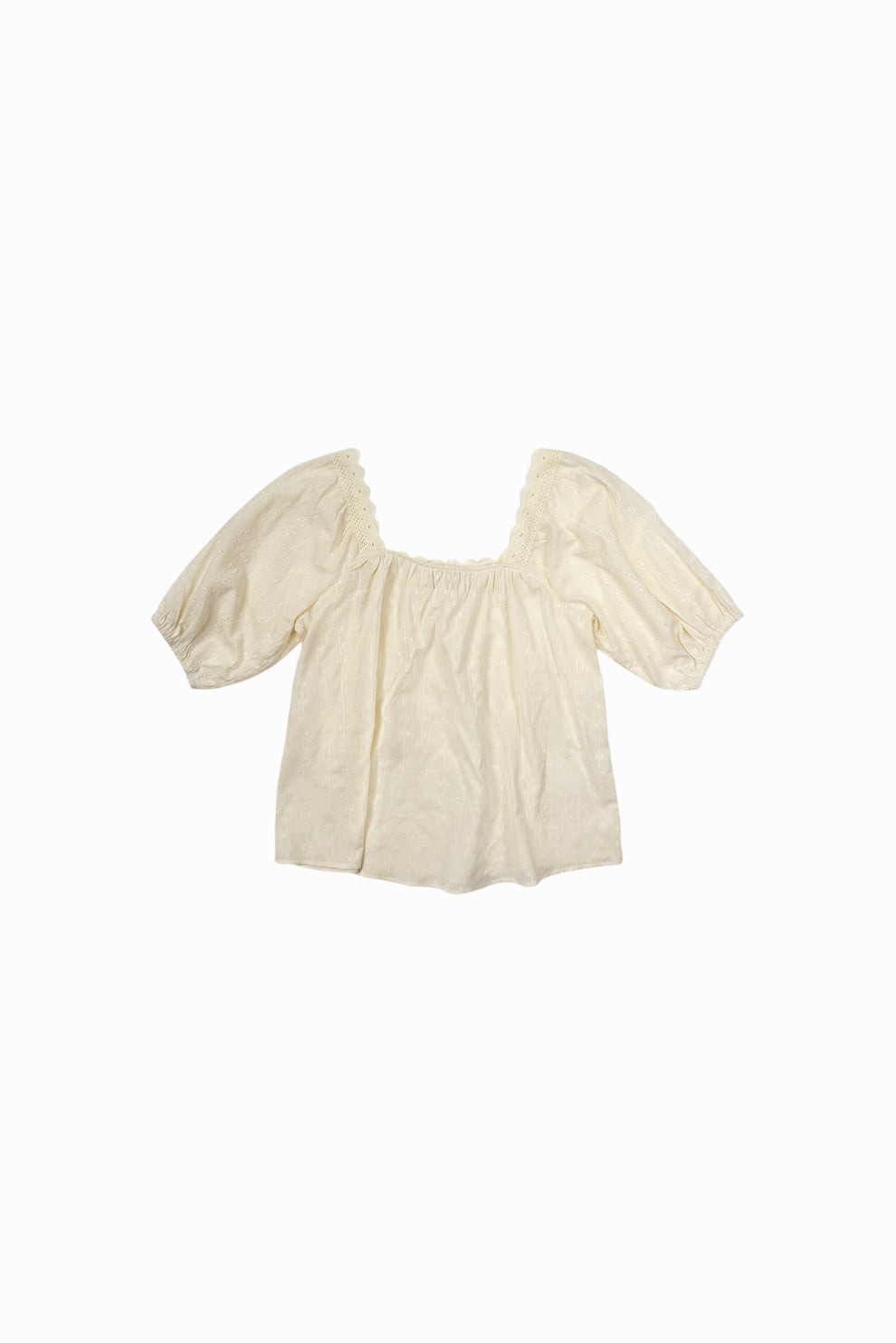 Lollys Laundry W Sashall Bluse Creme