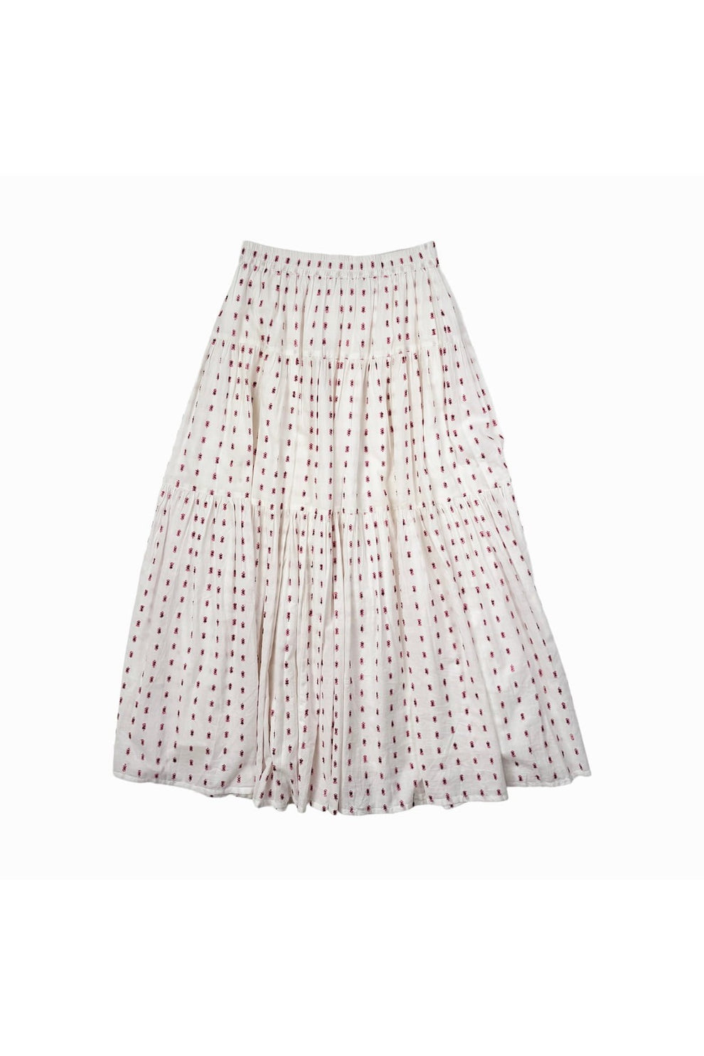 Lollys Laundry W Sunsetll Maxi Nederdel Creme
