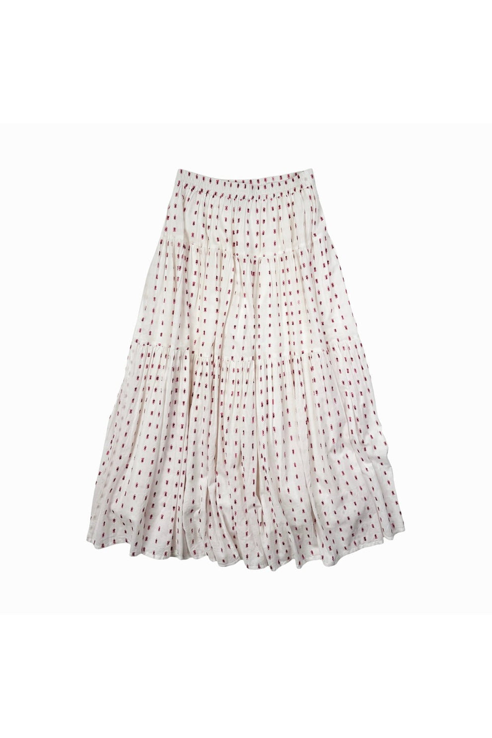 Lollys Laundry W Sunsetll Maxi Nederdel Creme