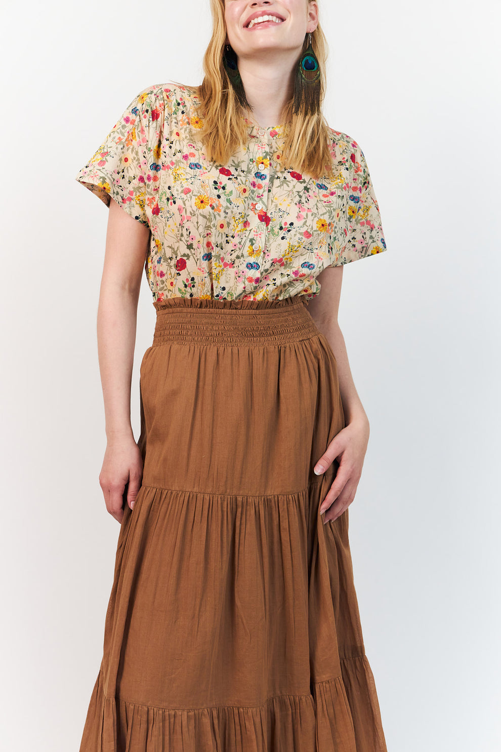 Lollys Laundry W Myall Skjorte Flower Print