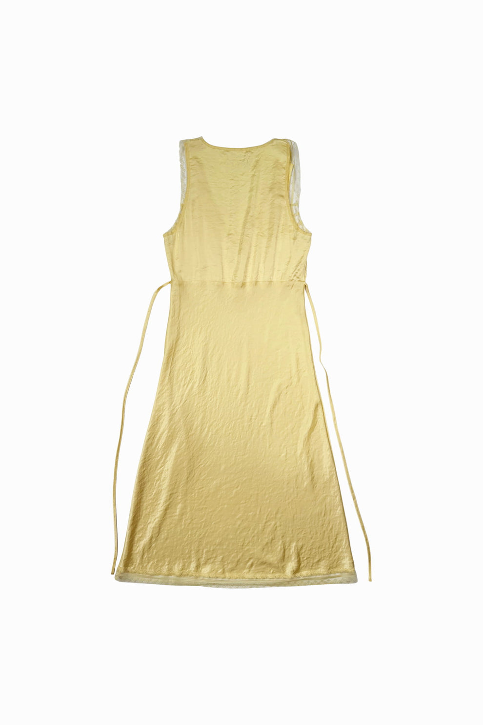 Lollys Laundry W Clarill Midi Kjole Light Yellow