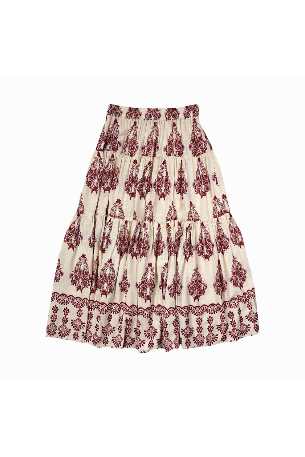 Lollys Laundry W Sunsetll Maxi Nederdel Creme