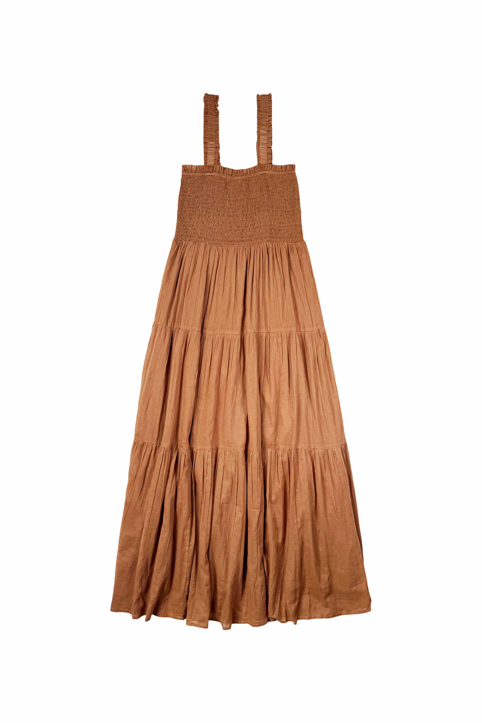 Lollys Laundry W Nudall Maxi Kjole Camel