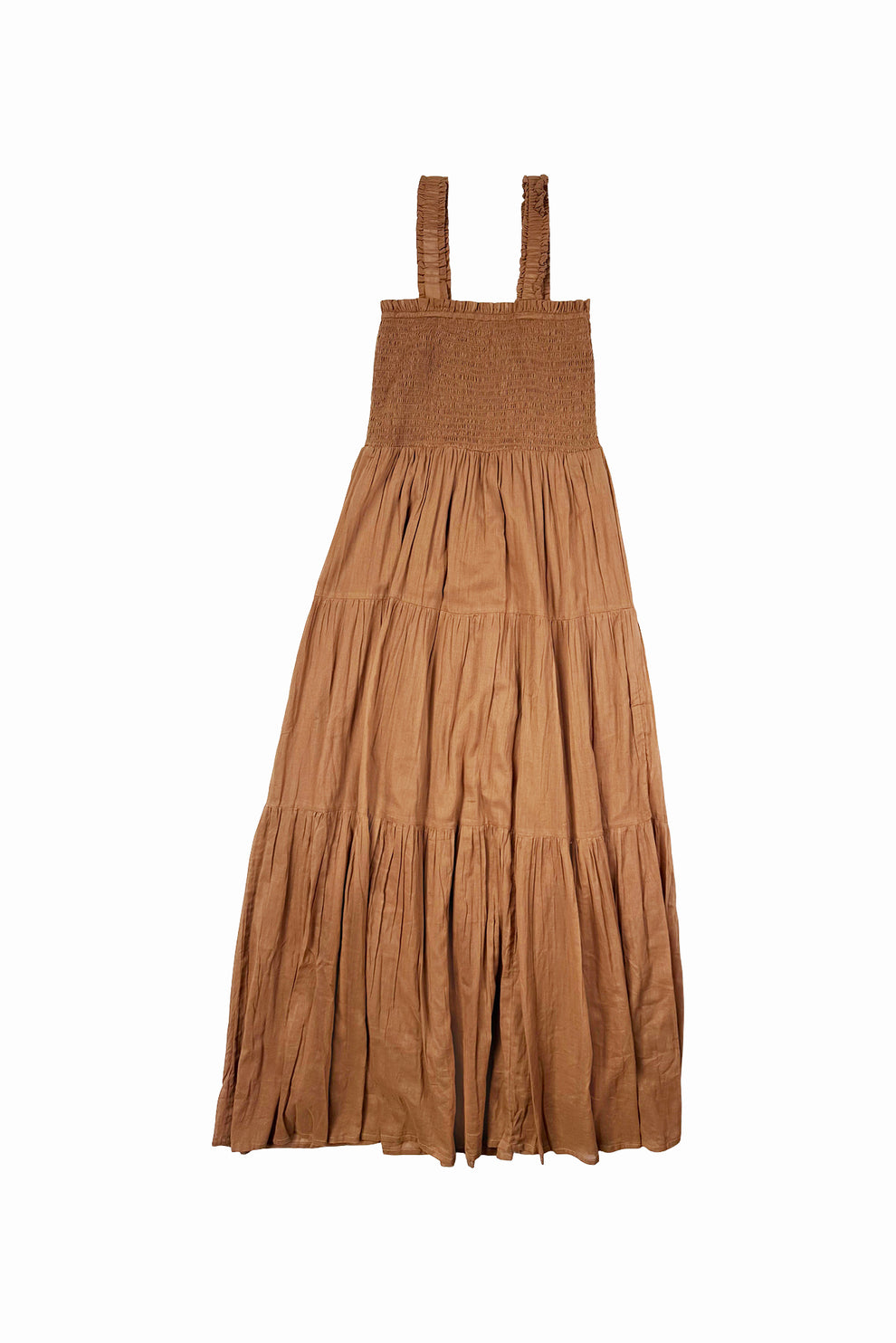 Lollys Laundry W Nudall Maxi Kjole Camel