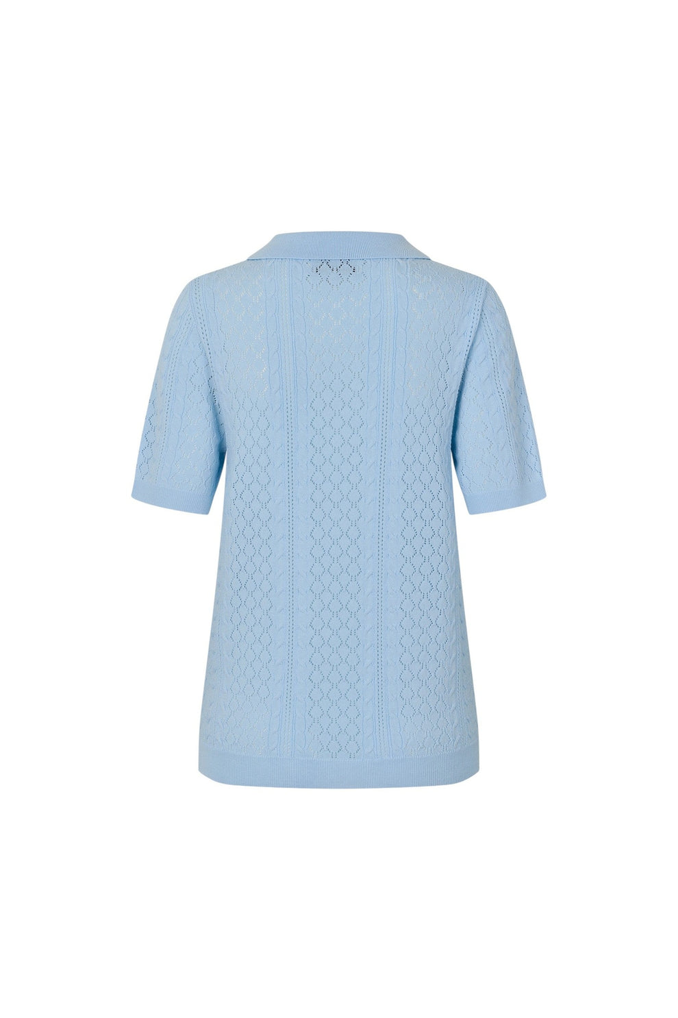 Lollys Laundry W Alaiall Polo Knit Light Blue