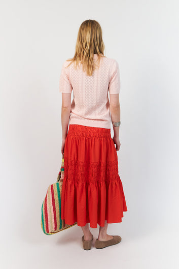 Lollys Laundry W Alaiall Polo Knit Pink