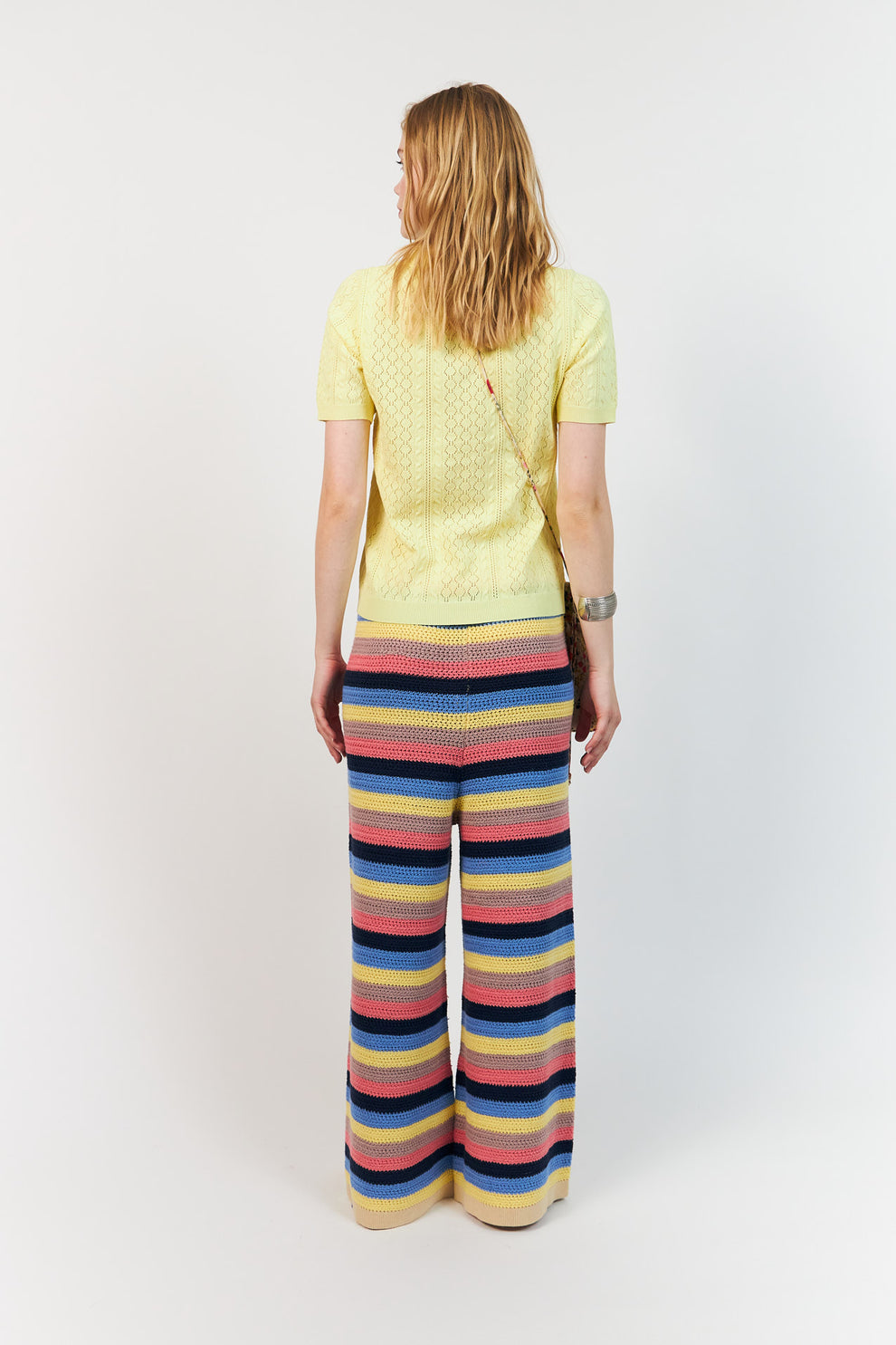 Lollys Laundry W Alaiall Polo Knit Neon Yellow