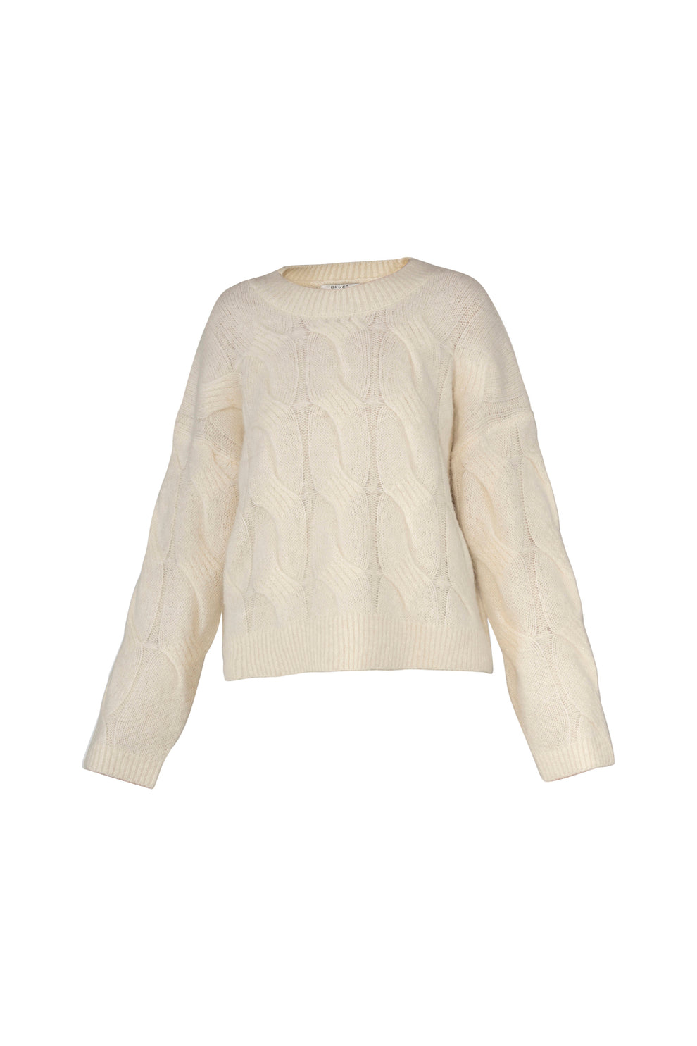 Blue Sportswear Michaela Cable Knit Cream