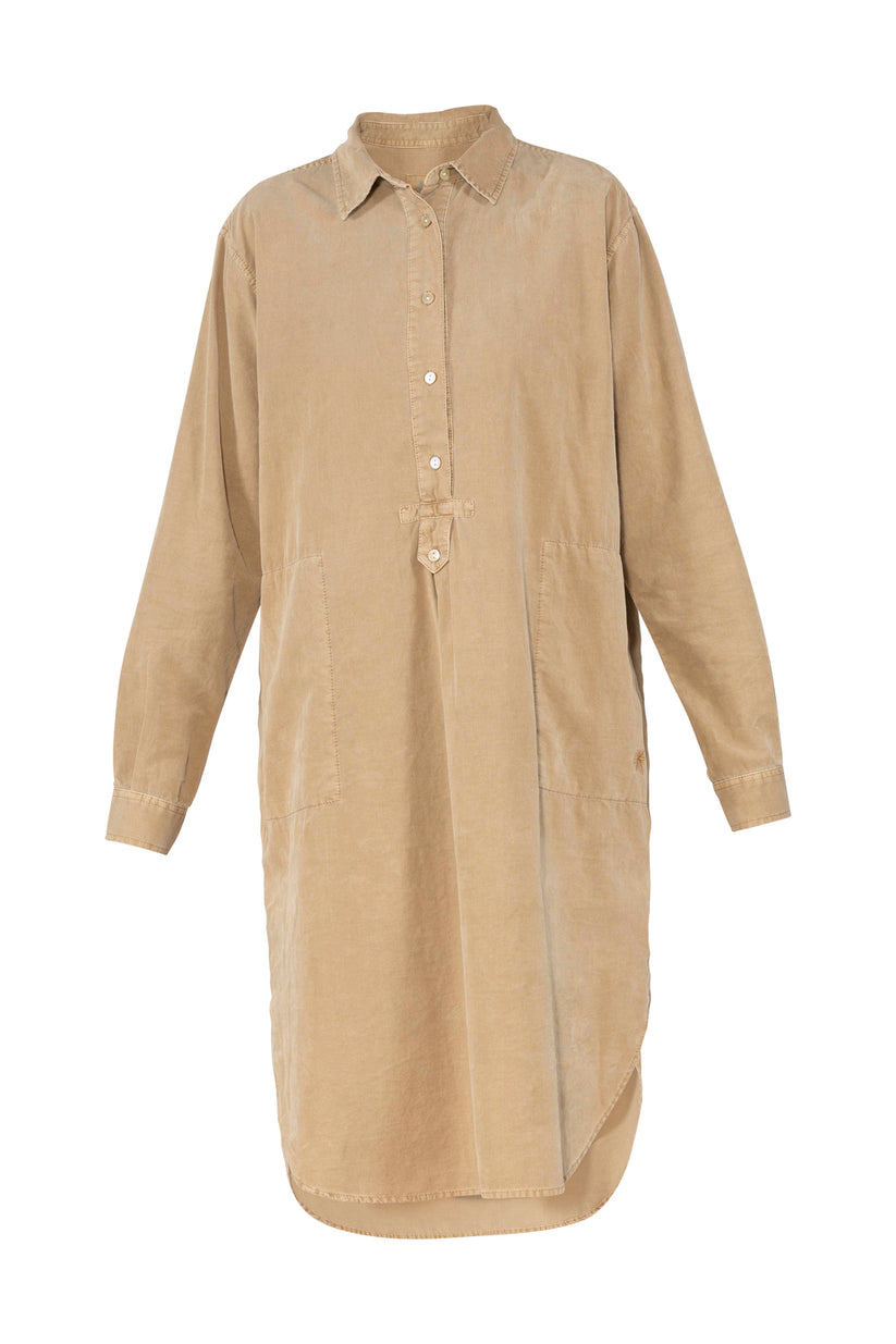Blue Sportswear Mabel "Baby-Corduroy" Dress Beige