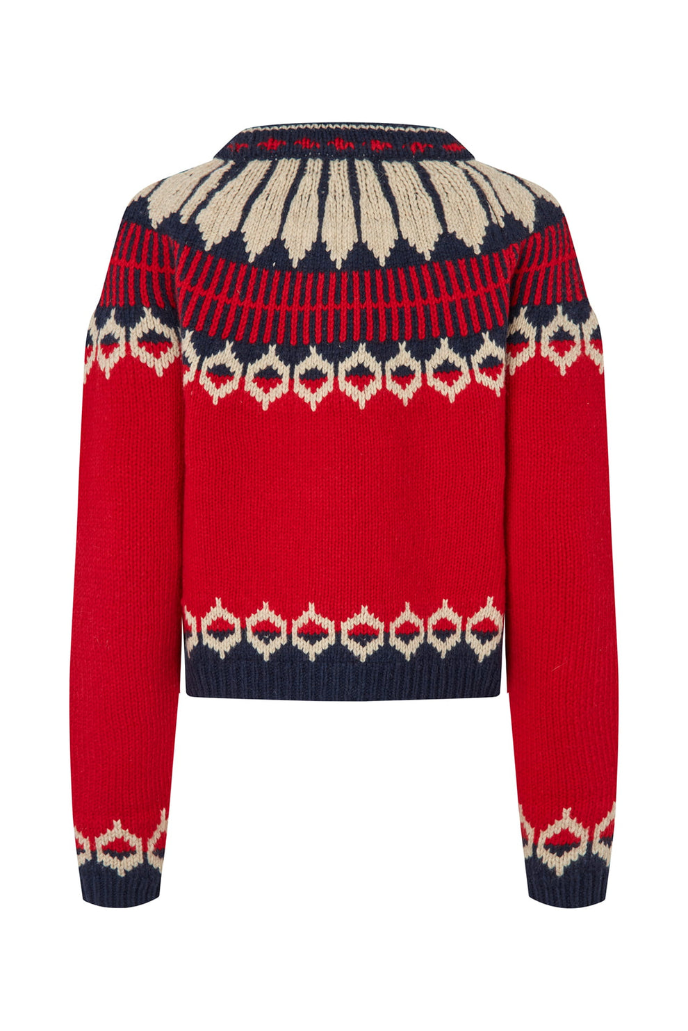 Lollys Laundry W Clarell Knit Cardigan Red