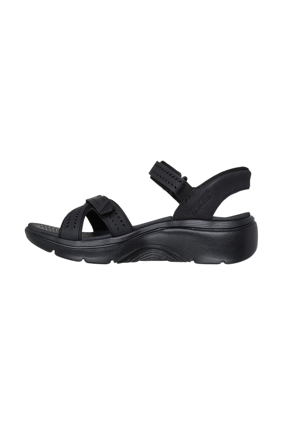 Skechers W Go Walk Arch Fit 2.0 Sandal Black Dame sandaler