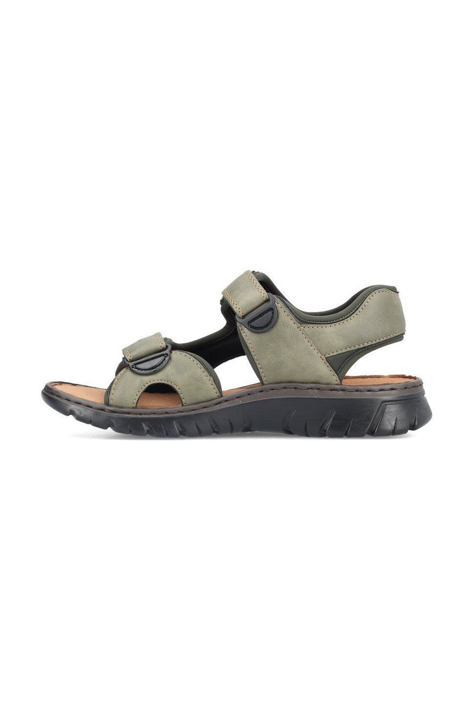 Rieker M Herresandal med Velcoluk Grøn
