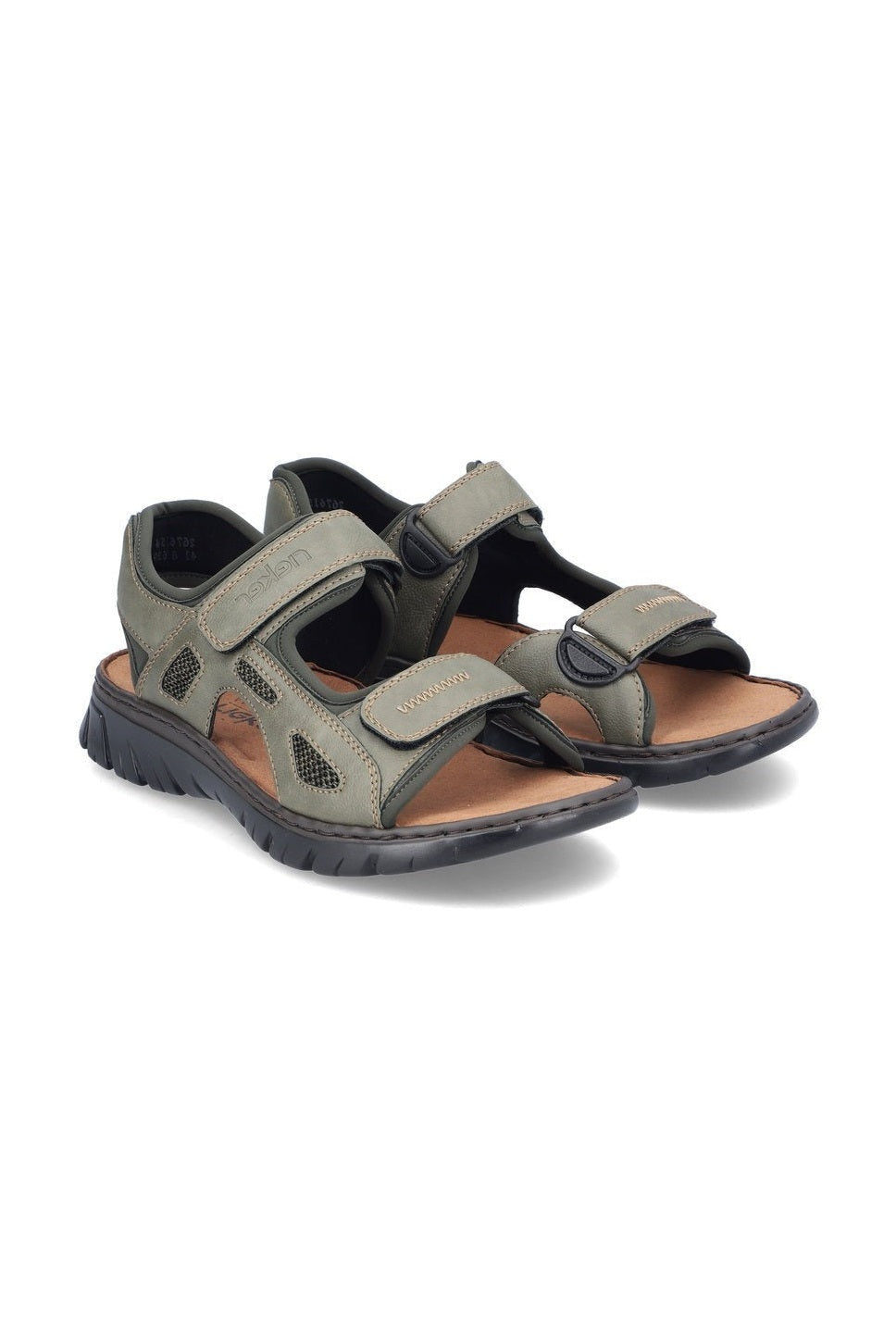 Rieker M Herresandal med Velcoluk Grøn