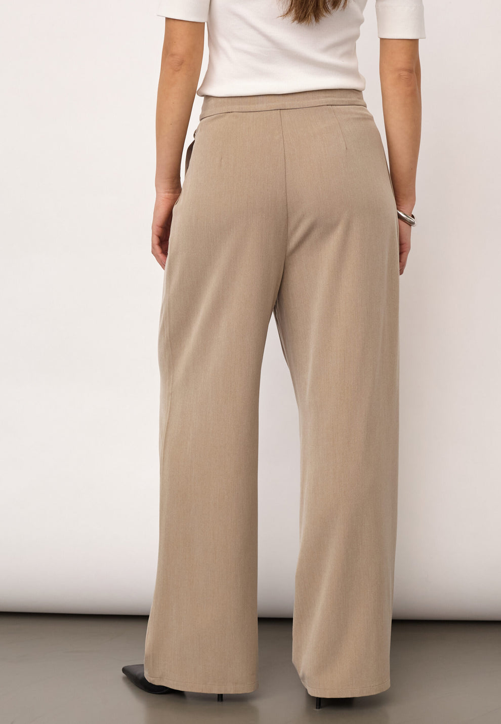 Co´Couture Eminacc Wrap Pant Sand
