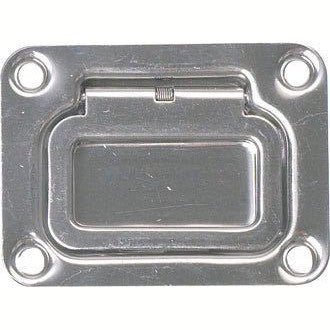 Dørkring med fjeder RF, 75x57 mm