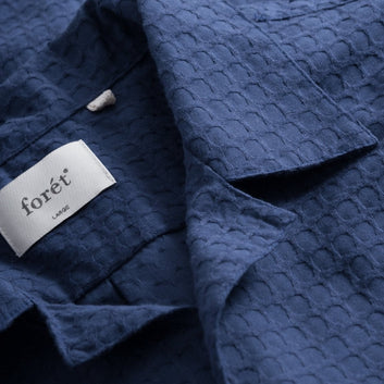 Forét M Loom Shirt Navy