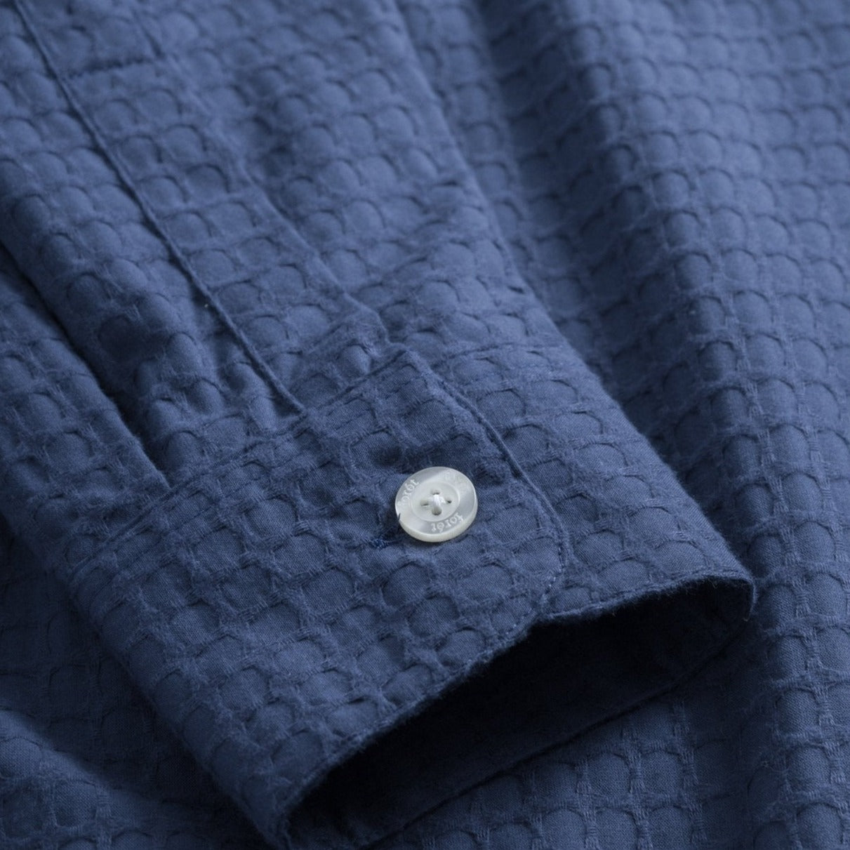 Forét M Loom Shirt Navy