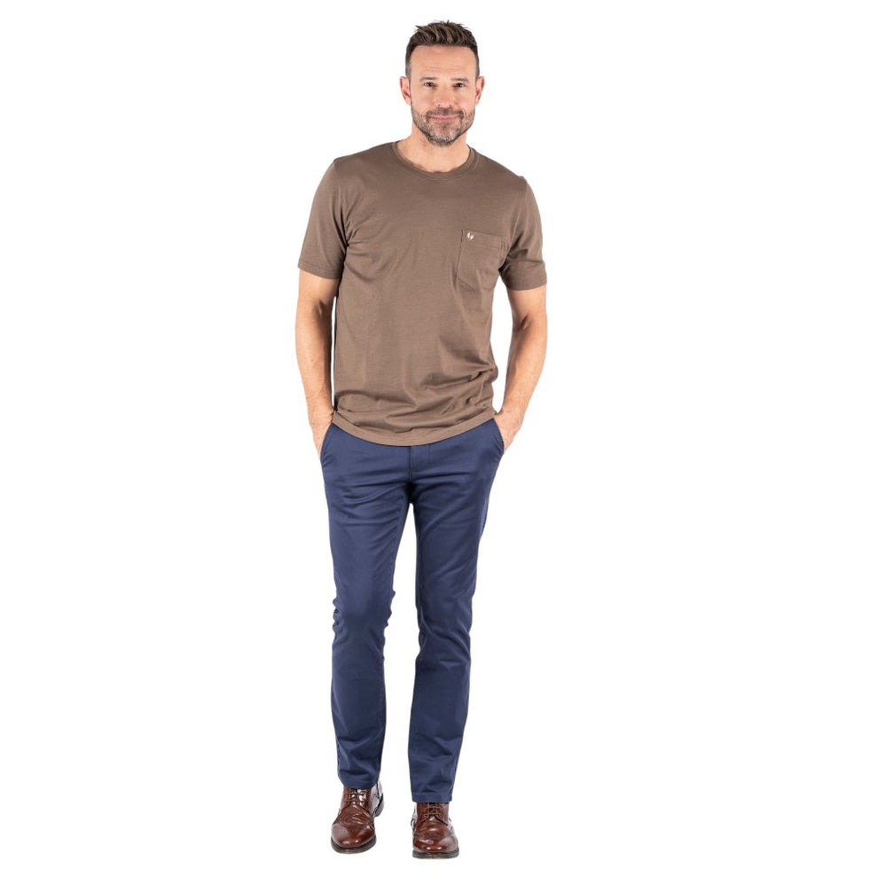Pre End M Jack SS T-shirt Mid Brown