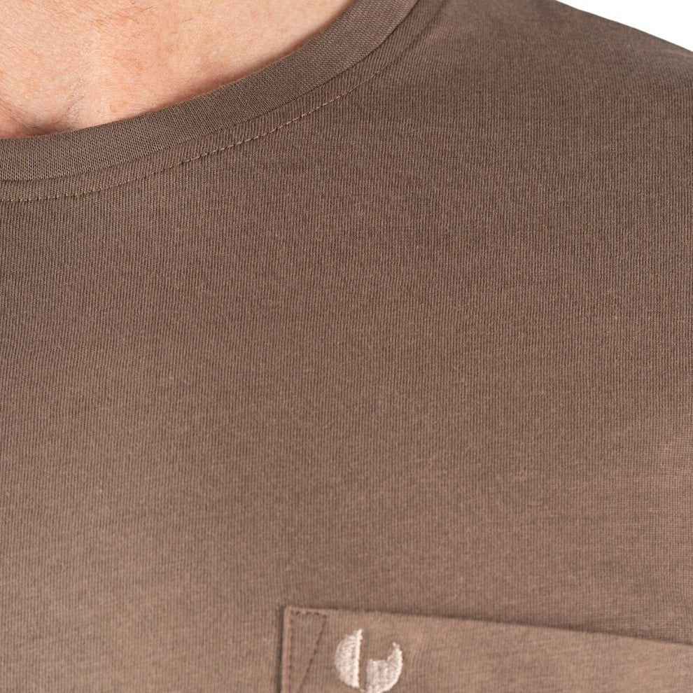 Pre End M Jack SS T-shirt Mid Brown