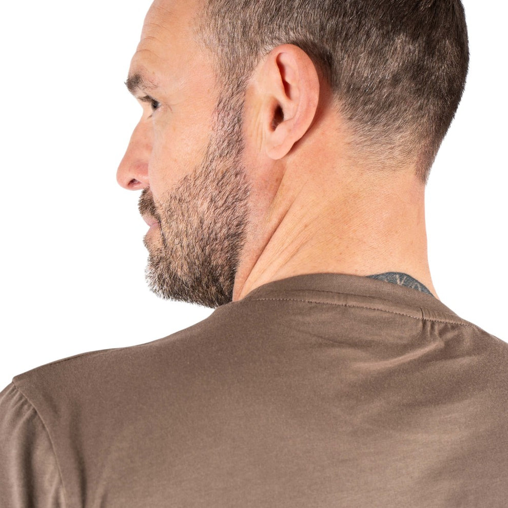 Pre End M Jack SS T-shirt Mid Brown
