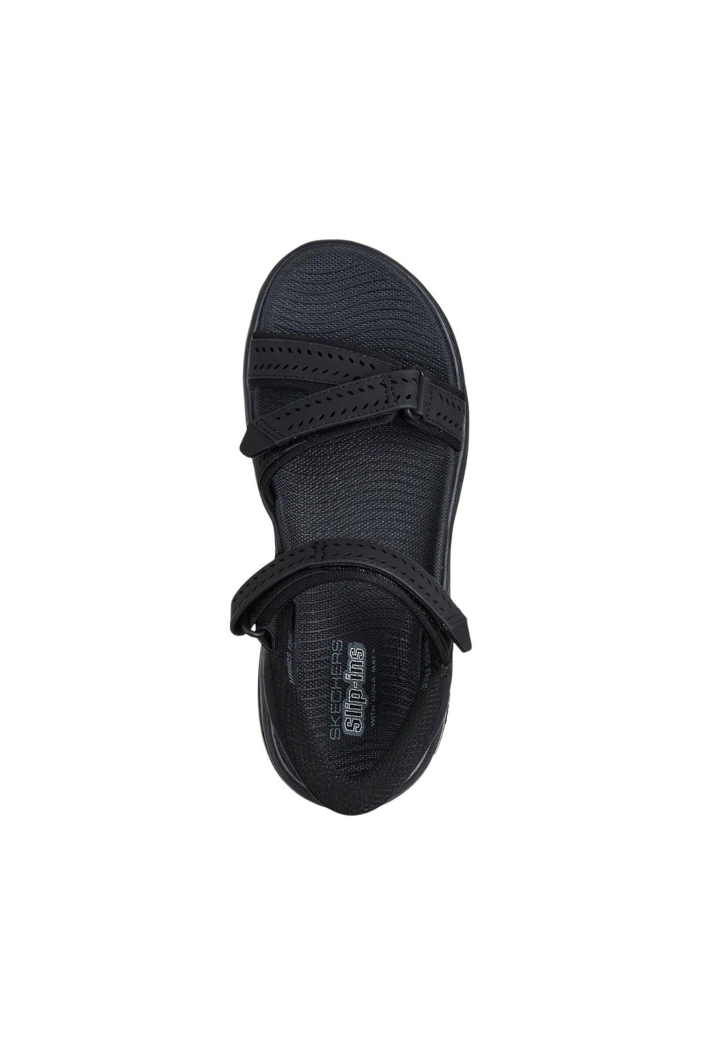 Skechers W Go Walk Arch Fit 2.0 Sandal Black Dame sandaler