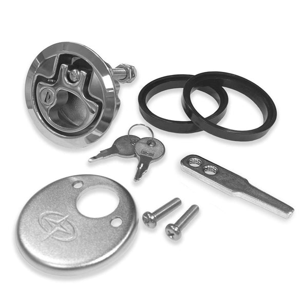 Roca Dørkbeslag lige rigel låsbar, Ø76