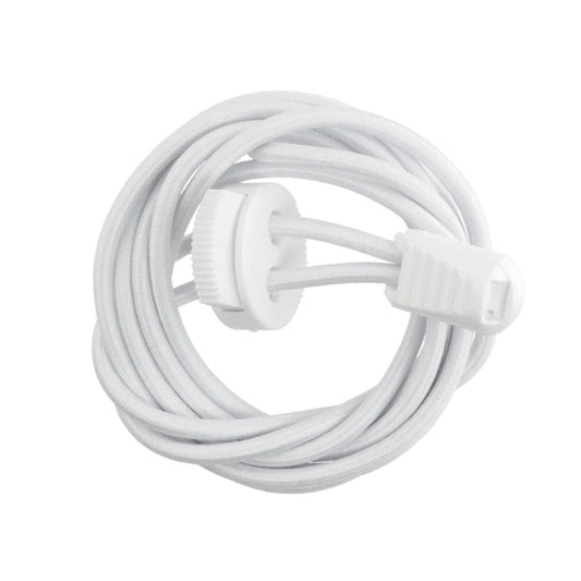 2GO Elastic Quicklaces White