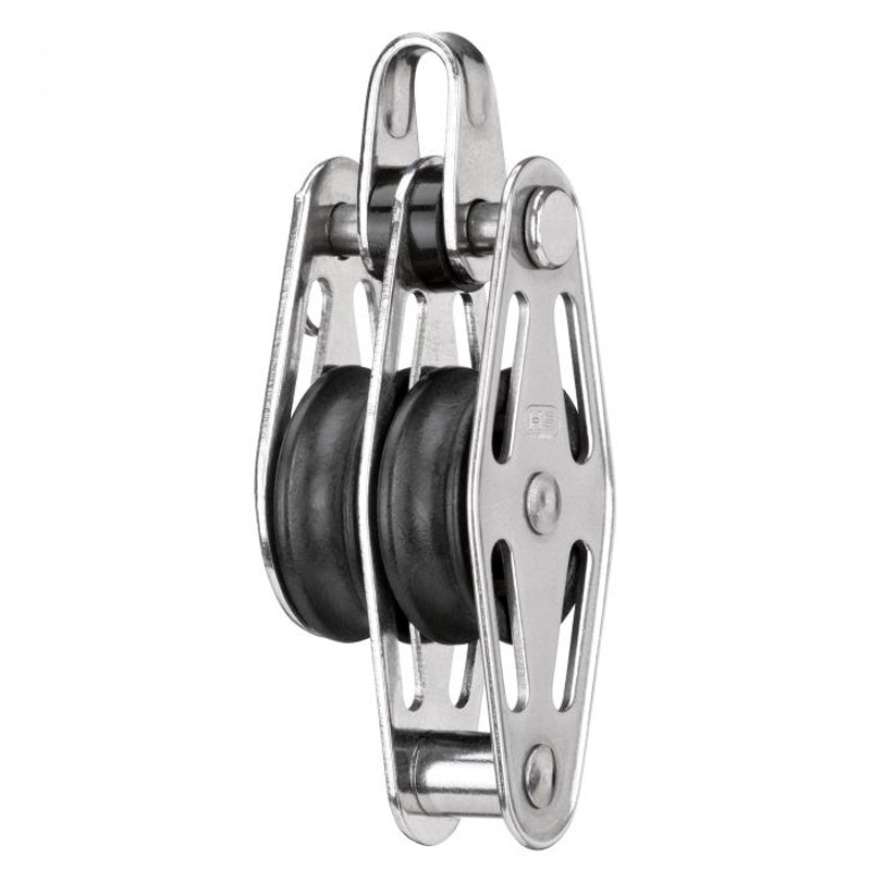 Blok rustfri 2-sk. m/bøjle & hundsvot