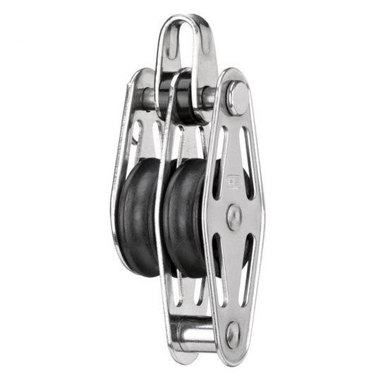 Blok rustfri 2-sk. m/bøjle & hundsvot