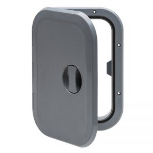 Indbygningsboks hvid med luge 27x37,3x16cm