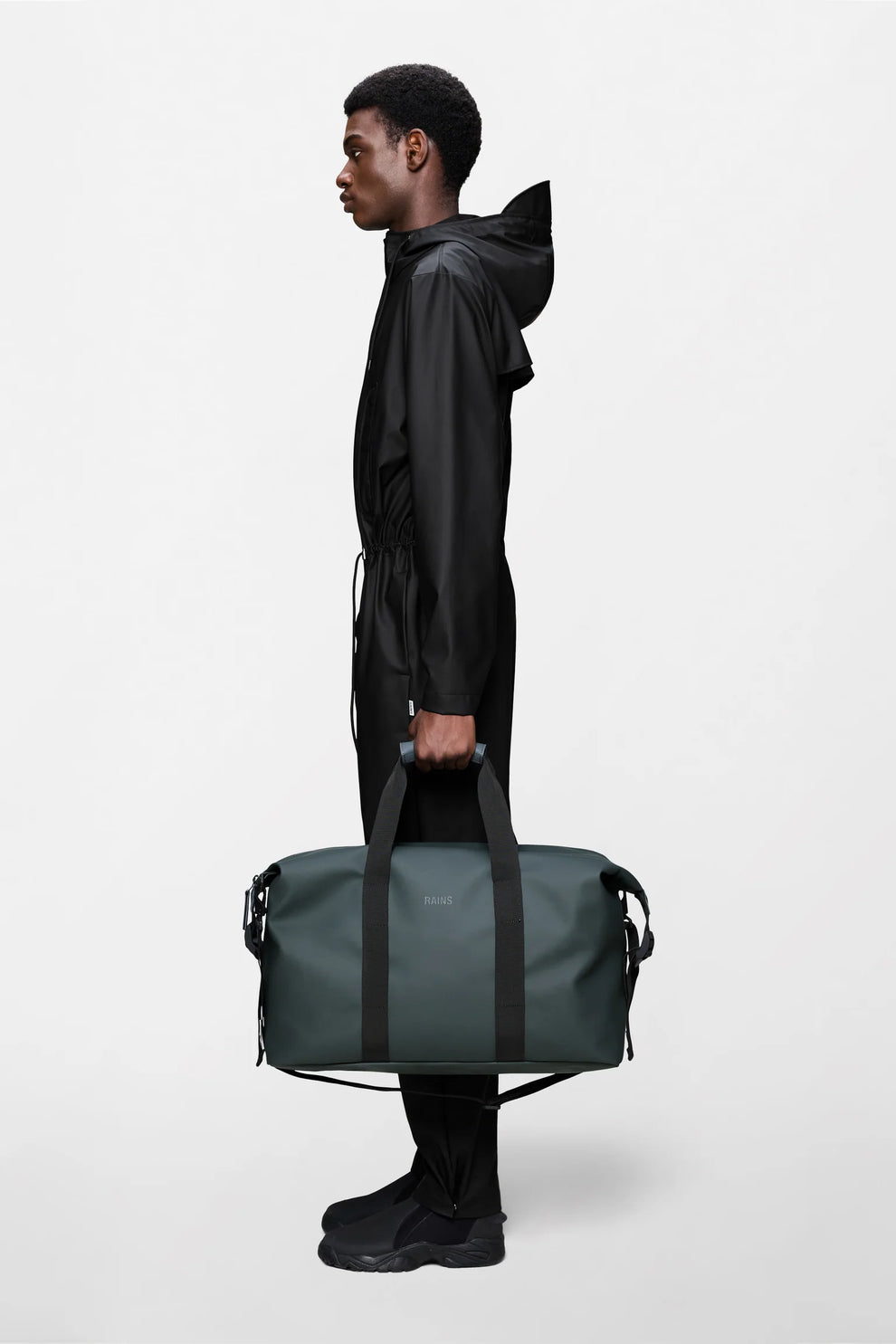 Rains Hilo Weekend Bag W3 Dark Grey
