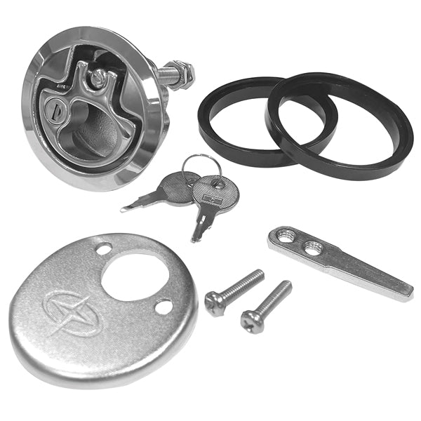 Roca Dørkbeslag lige rigel låsbar, Ø76