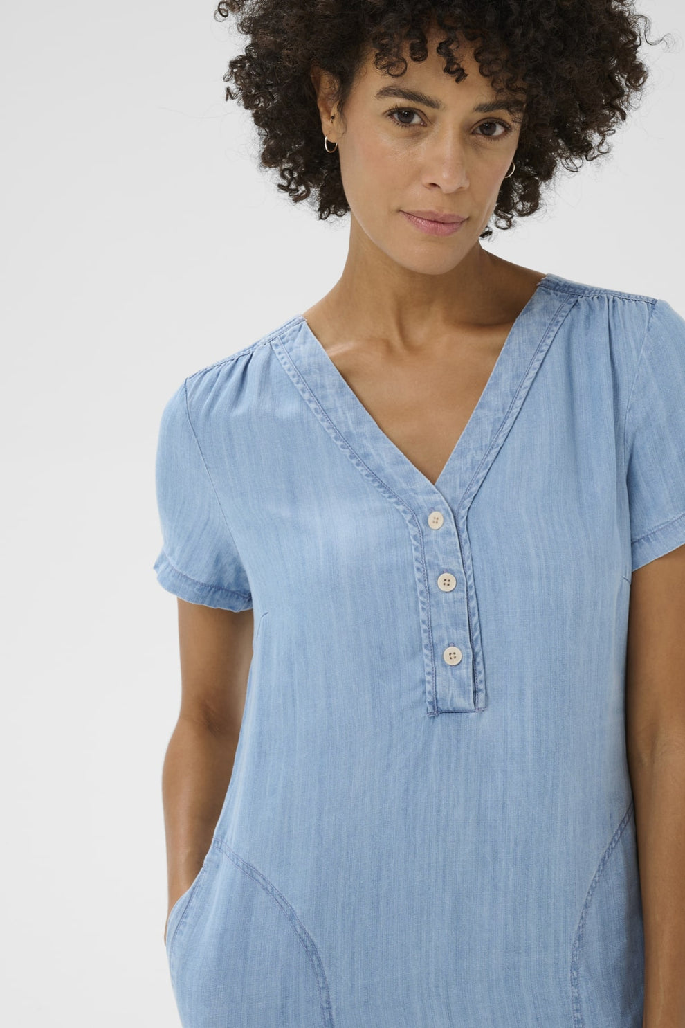 Part Two KaminasPW DR Dress Light Blue Denim