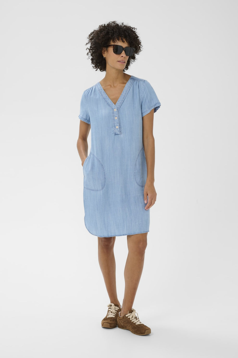 Part Two KaminasPW DR Dress Light Blue Denim