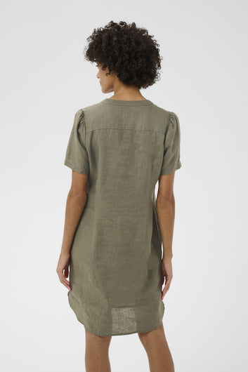 Part Two AminasePW DR Dress Smokey Olive
