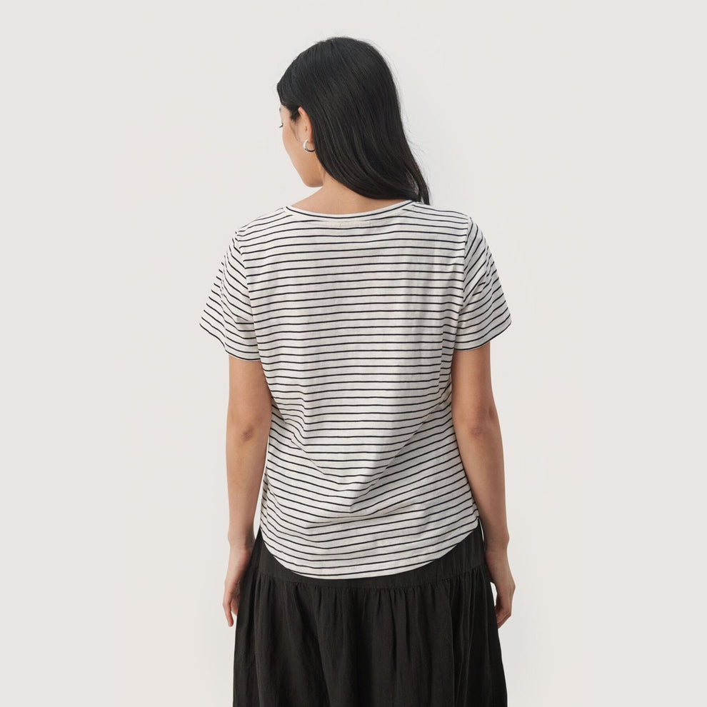 Part Two W Gesinas T-Shirt Black Stripe