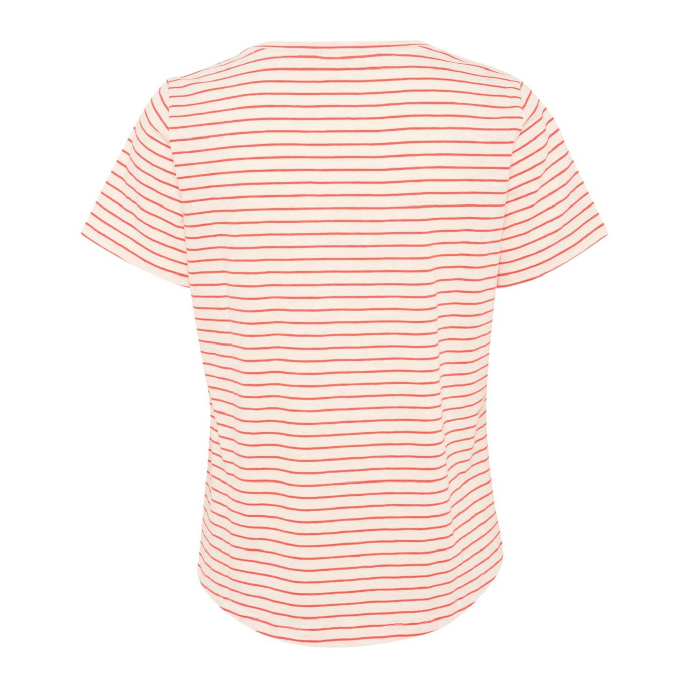 Part Two W Gesinas T-Shirt Mandarin Red Stripe