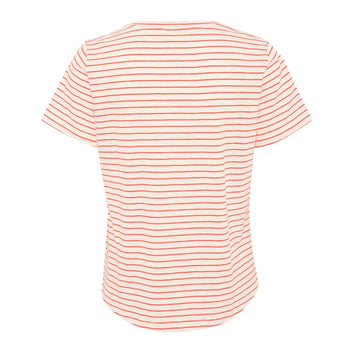 Part Two W Gesinas T-Shirt Mandarin Red Stripe