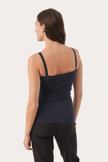 Part Two W Hydda Top Dark Navy