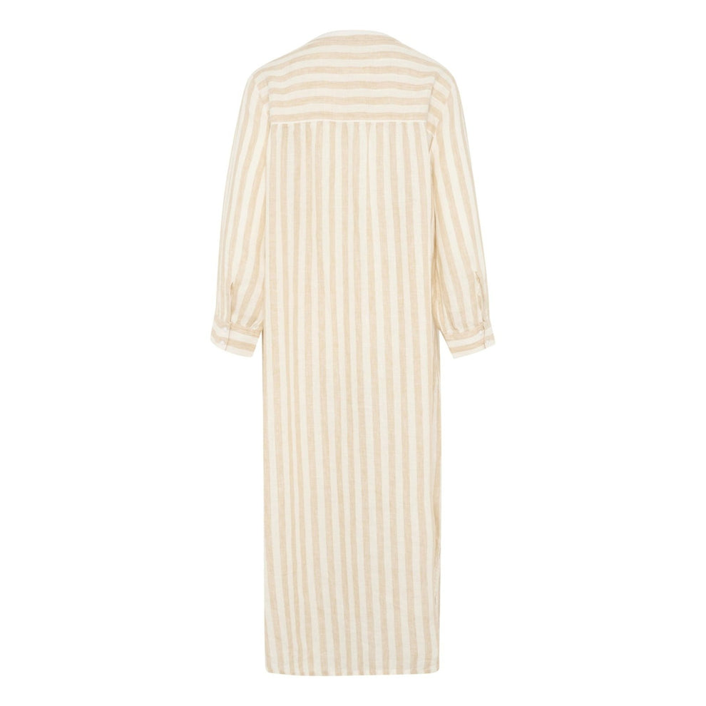 Part Two W Alia Dress White Pepper Stripe