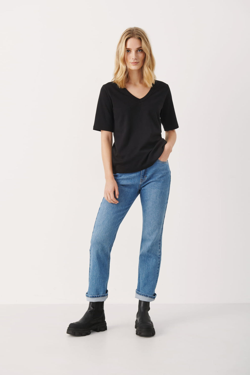 Part Two W RatansaPW T-Shirt Black