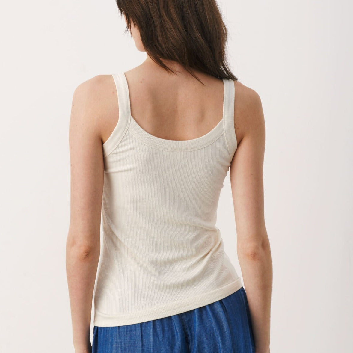 Part Two W Berna Top Whitecap Gray